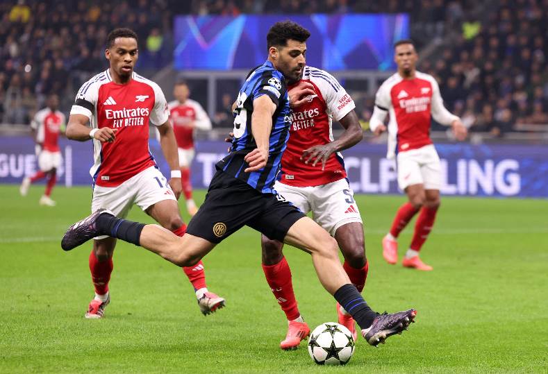 قمة أوروبية مرتقبة بين إنتر ميلان وأرسنال في دوري أبطال أوروبا